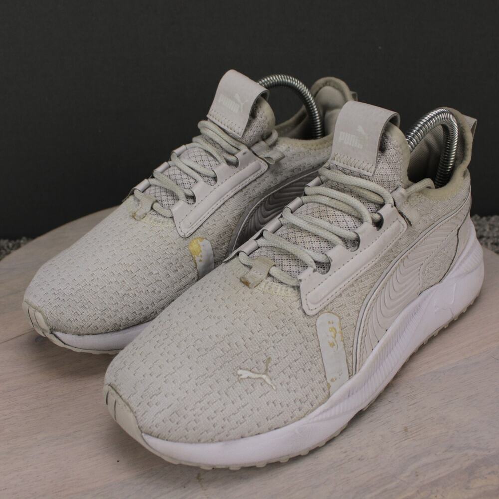 Puma Pacer Athletic Sneakers Lace Up Womens 7.5 Gray Mesh - Picture 4 of 9
